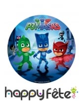 Disque en sucre Pjmasks de 16cm, image 2