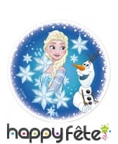 Disque en sucre Reine des neiges, 16cm, image 2