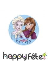 Disque en sucre Reine des neiges, 16cm, image 1