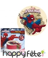Disque en sucre Spiderman, 16cm, image 1