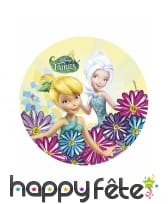 Disque Fée Clochette et ses amies en azyme de 21cm, image 3