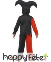 Déguisement fou du roi noir et rouge pour garçon, image 2