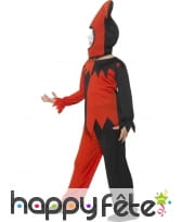Déguisement fou du roi noir et rouge pour garçon, image 3