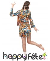 Déguisement femme hippie motifs années 60, image 2