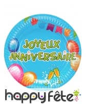 Décos Fiesta joyeux anniversaire colorées, image 1