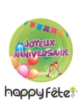 Décos Fiesta joyeux anniversaire colorées, image 2