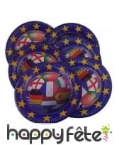 Déco Foot multi-nations de table, image 1