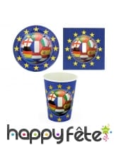 Déco Foot multi-nations de table