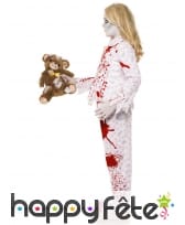 Déguisement fille pyjama zombie, image 2