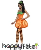 Déguisement femme sexy citrouille, image 1