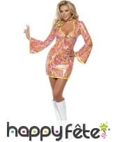Déguisement go go fille sexy années 70