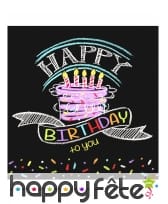 Décos gâteau Happy Birthday de table, image 2