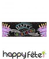 Décos gâteau Happy Birthday de table, image 3