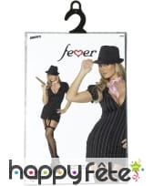 Déguisement gangster noir femme sexy, image 3