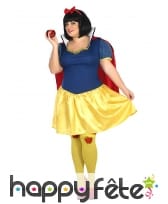 Déguisement grande taille de princesse blanche