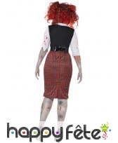 Déguisement grande taille de zombie écolière, image 1