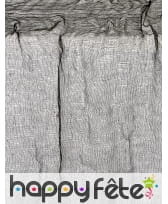 Drap gris transparent en tissu de 150 x 210cm, image 1