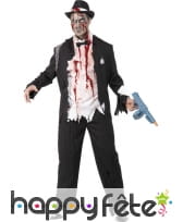 Déguisement gangster zombie