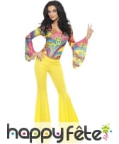Déguisement hippie années 70 groove, image 2