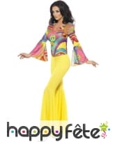 Déguisement hippie années 70 groove, image 1