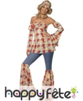 Déguisement hippie années 70