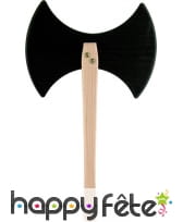 Double Hache artisanale en bois, 45 cm, image 2