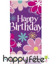 Décorations Happy Birthday fleuries, image 5