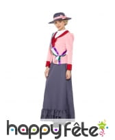 Déguisement historique de Suffragette pour femme, image 1