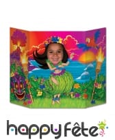 Décor hawaïen feminin pour photo, image 1