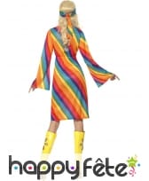 Déguisement hippie femme arc en ciel, image 1