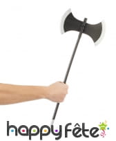 Double hache noire en plastique, 60cm, image 1