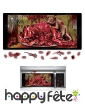 Décoration Halloween porte de micro onde