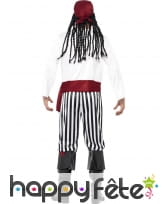 Déguisement homme pirate zebre, image 1