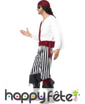 Déguisement homme pirate zebre, image 2