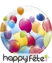 Décos imprimés ballon pour table d'anniversaire, image 4