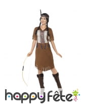 Déguisement indienne native américaine