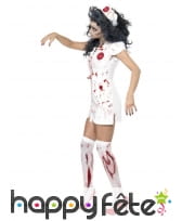 Déguisement infrimière zombie sexy, image 2