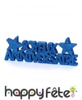Déco Joyeux Anniversaire en paillettes de 4,5cm, image 3