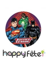 Disque Justice League en azyme de 20cm, image 1