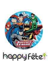 Disque Justice League en azyme de 20cm