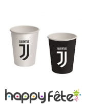 Décoration Juventus noir et blanc pour table, image 11