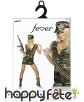 Déguisement kaki militaire femme sexy, image 2