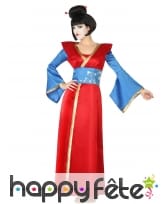 Déguisement kimono rouge de geisha