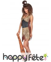 Déguisement léopard de femme des cavernes, image 1