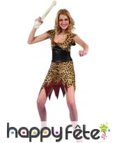 Déguisement léopard de femme des cavernes, image 3