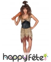 Déguisement léopard de femme des cavernes