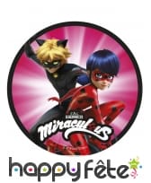 Disque Ladybug miraculous de 21 cm en azyme, image 1