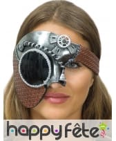 Demi loup Steampunk effet métal