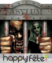 Décor murale asile sinistre, Halloween