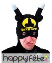 Demi-masque bonnet humoristique bitman